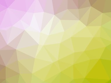 Soyut sarı pembe degrade çokgen şeklinde arka plan