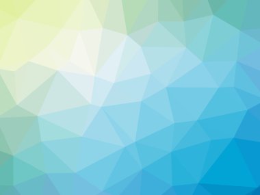 Arka plan degrade yeşil deniz mavisi beyaz çokgen şeklinde