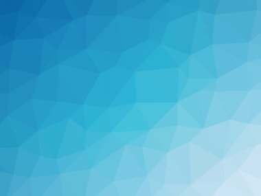 Arka plan soyut turkuaz mavi degrade düşük çokgen şeklinde