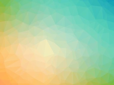 Arka plan degrade sarı deniz mavisi çokgen şeklinde