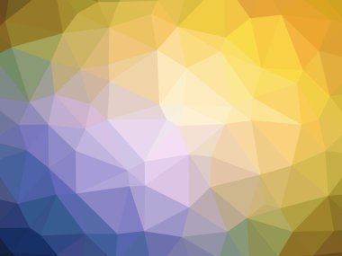 Backg soyut sarı turuncu mor mavi degrade çokgen şeklinde