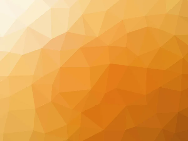 Orange vit gradient polygon formade bakgrund — Stockfoto