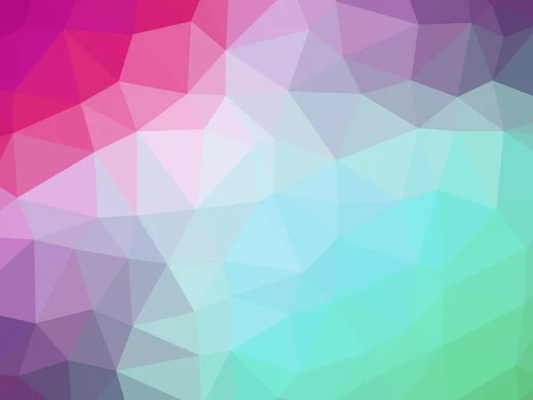 Grün rosa Farbverlauf polygonförmigen Hintergrund — Stockfoto
