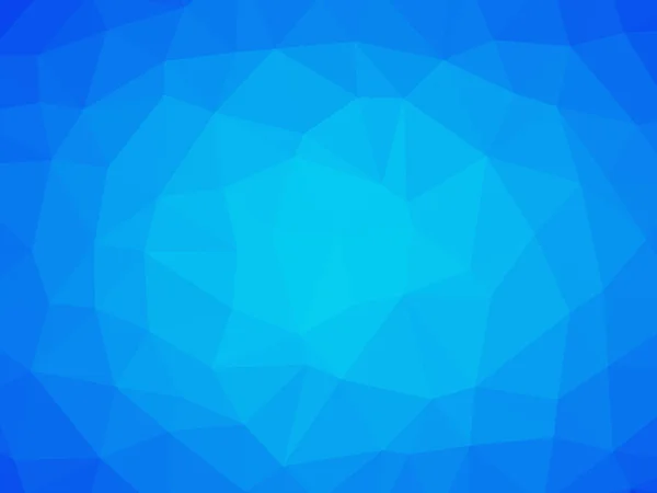 Turquoise blue gradient polygon shaped background — Stock Photo, Image