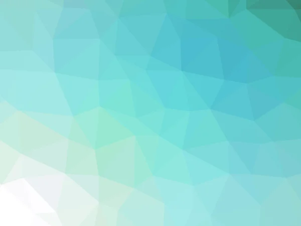 Teal gradient polygon formade bakgrund — Stockfoto