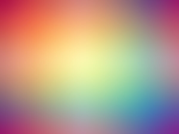 Abstract rainbow colored blurred background