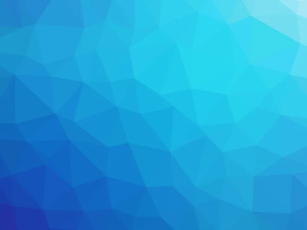 Astratto blu turchese gradiente basso poligono a forma di sfondo — Foto Stock