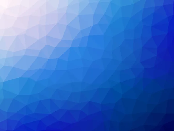 抽象的な青白グラデーション多角形形の背景 — ストック写真
