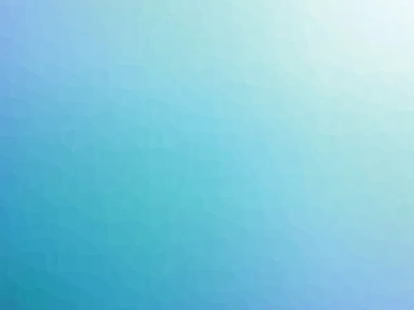 抽象的なターコイズ ブルー白グラデーション低ポリゴン状背景 — ストック写真
