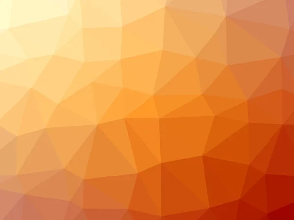 Orange gul gradient polygon formade bakgrund — Stockfoto