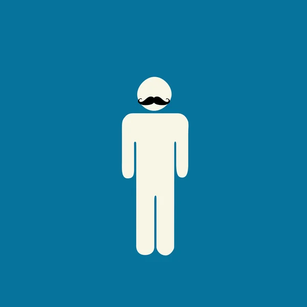 Movember prostate cancer awareness graphic — Stock Photo, Image