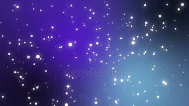 Parlak ışık parçacıkları arasında değişen renkli gradyan arka plan hareketli