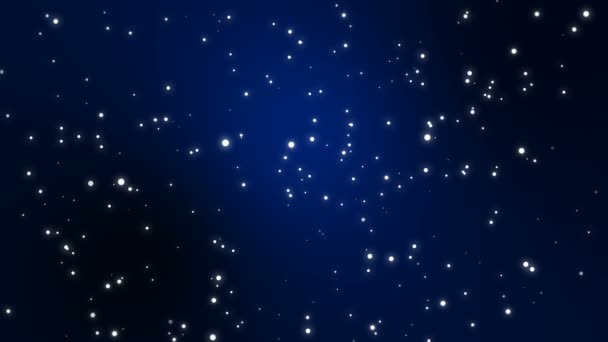 Natthimmel full av stjärnor animation — Stockvideo