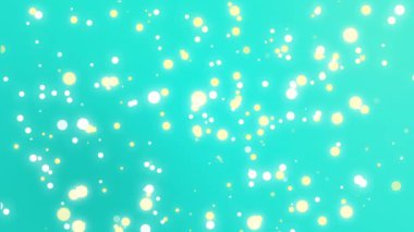 Noel arka plan mavi yeşil deniz mavisi degrade zemin üzerinde ışıltılı parçacıklar ile