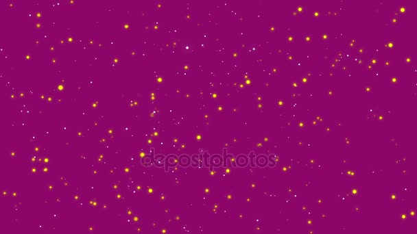 Фиолетовый розовый фон с блестками — стоковое видео