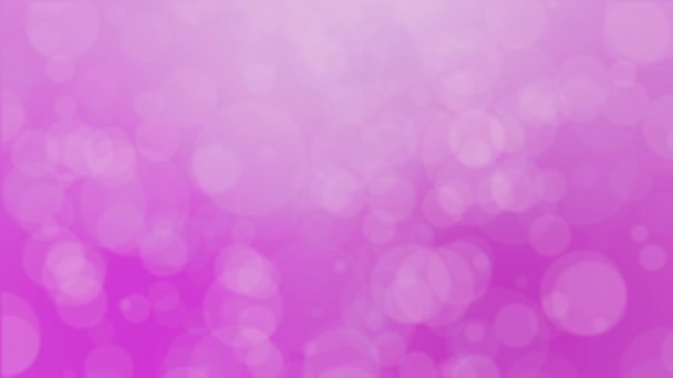 Романтический фиолетовый розовый фон боке — стоковое видео