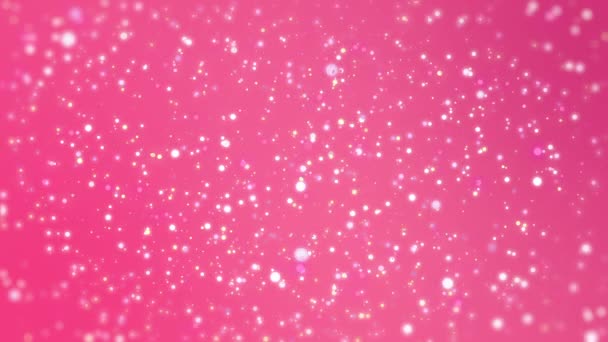 Romantic background with sparkling particles