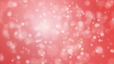 Işık bokeh parçacıkları ile kırmızı arka plan