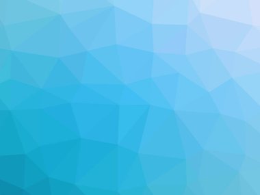 Arka plan soyut turkuaz mavi degrade düşük çokgen şeklinde