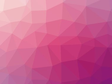 Soyut pembe degrade düşük çokgen şeklinde arka plan