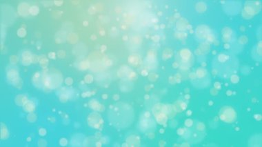 Güzel camgöbeği mavi parlak bokeh arka plan