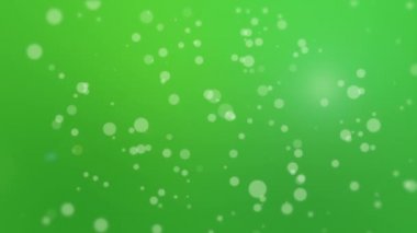 Büyülü yeşil parlayan bokeh arka plan