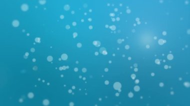 Sihirli mavi parlak bokeh arka plan