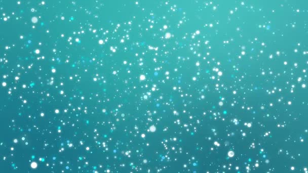 Sparkling blue teal glitter background — Stock Video