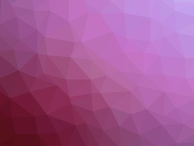 Soyut pembe degrade düşük çokgen şeklinde arka plan