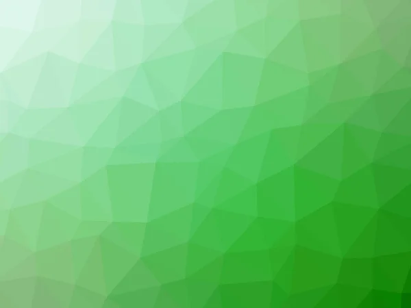 Arka plan yeşil beyaz degrade soyut çokgen şeklinde — Stok fotoğraf