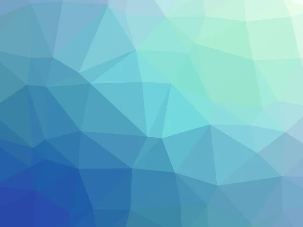 Abstrakte blaue Teal Gradient Polygon geformten Hintergrund — Stockfoto