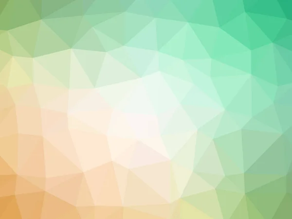 Оранжевый зеленый фон в форме многоугольника — стоковое фото