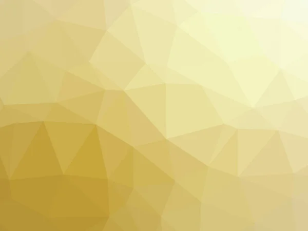 Abstrakte gelbe Gradienten niedrigen polygonförmigen Hintergrund — Stockfoto