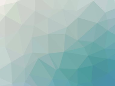 Arka plan soyut turkuaz mavi degrade düşük çokgen şeklinde