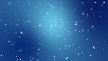 Yıldızlı gökyüzü hareketli arka plan