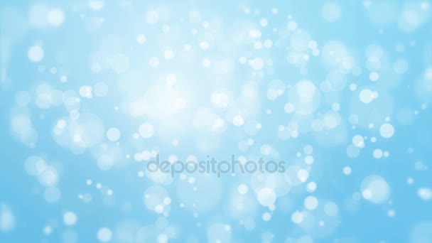 Lumineux fond bleu animé bokeh 