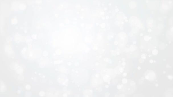 银色白景灯的动画的背景 — 图库视频影像
