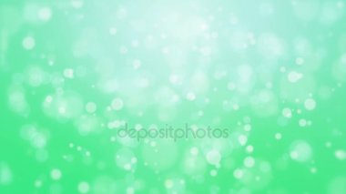 Yeşil parlayan bokeh arka plan