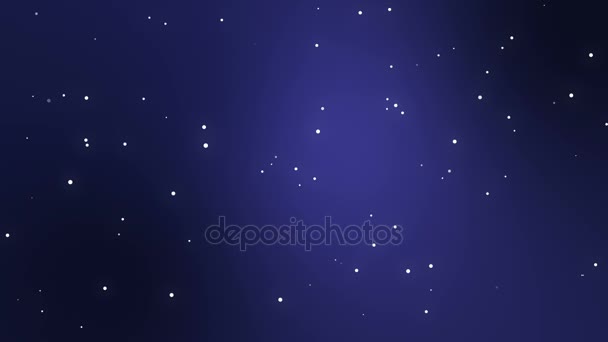 Cielo notturno sfondo animato — Video Stock