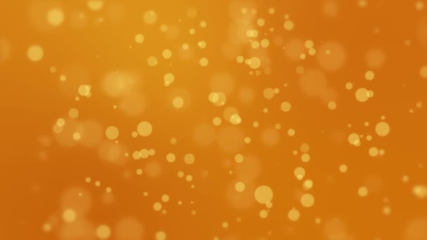 Fondo bokeh brillante naranja — Vídeo de stock