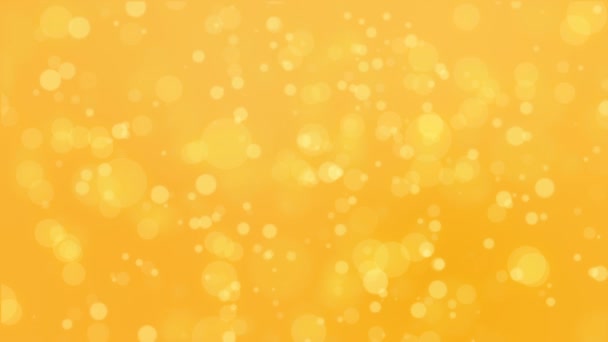 Fondo bokeh naranja brillante — Vídeo de stock