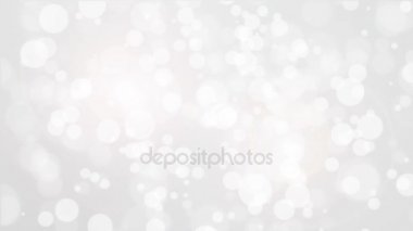 Gümüş beyaz bokeh ışıklar arka plan