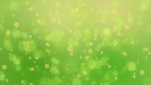 vert jaune bokeh lumières fond 