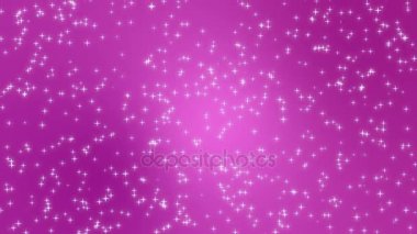 Sabit yıldız parlak parlak pembe arka plan.