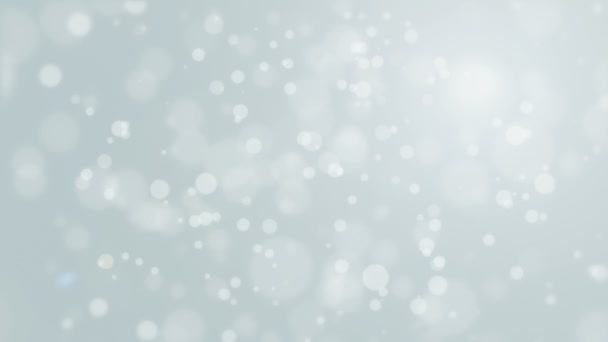 Argent gris fond bokeh blanc avec des particules de lumière flottantes .