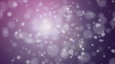 Işık parçacıkları yüzen ile koyu mor pembe bokeh arka plan.