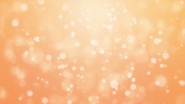 Fond orange abstrait brillant avec des lumières clignotantes bokeh .