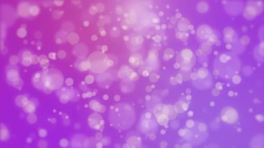 Mor pembe bokeh arka plan ışık parçacıkları yüzen ile parlayan.