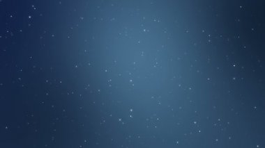 Koyu mavi gece gökyüzü grafik köpüklü animasyon yıldız ile.