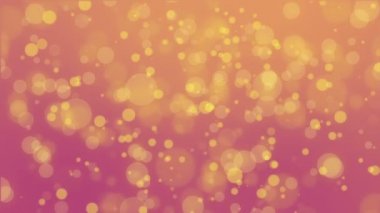 Yüzen ışık parçacıkları ile parlak pembe parlak bokeh arkaplan.